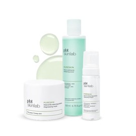 Pureskin Degreasing Foam 150ml  Espuma Purificante y Matificante para Piel Grasa o con Tendencia al Acn  Jabn Limpiador Facial Seborregulador con...  