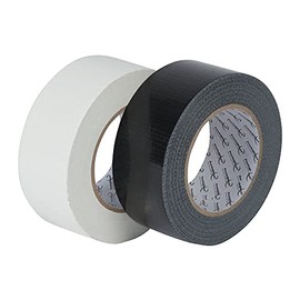 Cloth Tape, Laminated Polycoated, 50mm x 50m, Black