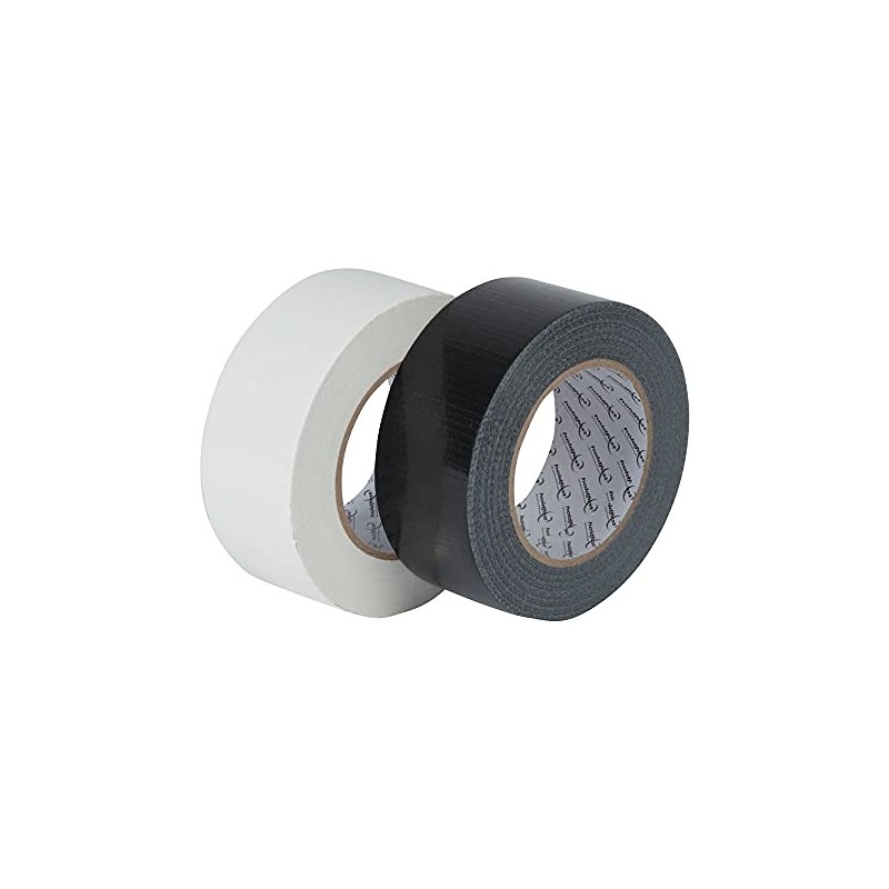 Cloth Tape, Laminated Polycoated, 50mm x 50m, Black