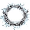 G-Promise 100 Inch Stainless Steel Long Shower Hose, Flexible and