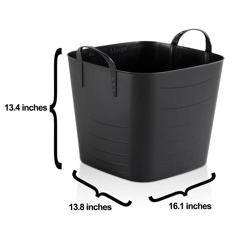 Life Story Flexible Tub Basket 25 Liter/6.6 Gallon Plastic Multifunction