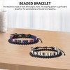 KRYMSON 2 Pieces Braided Bracelets and 2 Pieces Vermilion Bags