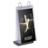 Acrylic Sign Holder,Table Card Multi-Page Flip Display 6 Pages-12 Sides,T