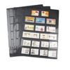 MUROAD Stamp Pages for Stamp Album Binder, 10 Sheets 6S