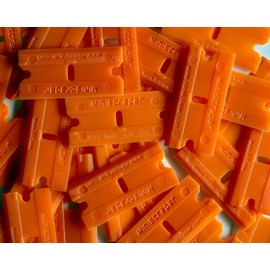 Plastic Razor Scraper Blades (2 Pack) Double Edge