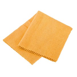 Eichmüller since 1950 Gold Care Cloth 30 x 24 cm – For Cleaning and Caring for Gold Jewellery – Yellow Gold, Rose Gold, White Gold, Rose Gold – Orange