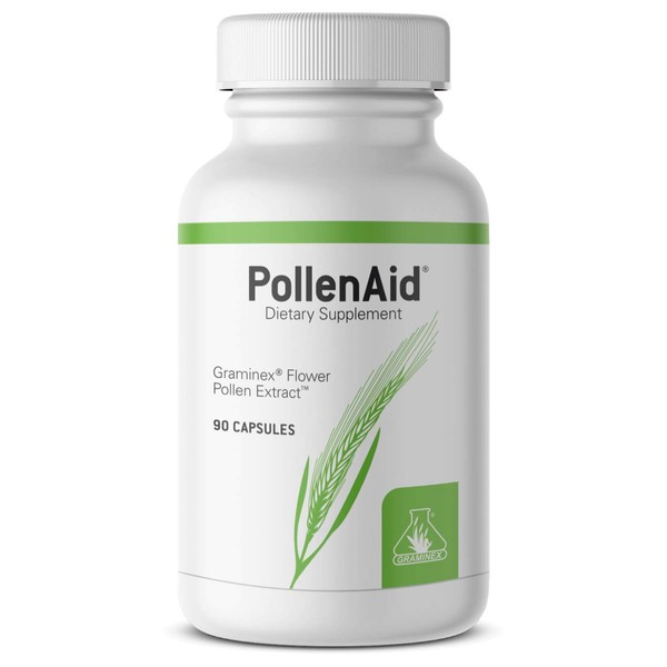 Graminex PollenAid Prostate Supplement: All Natural Prostate Support for Bladder Control & Urinary Tract Health, Rye Pollen Extract Made in USA, 90 Capsules