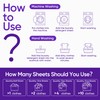 Lavender Laundry Detergent Sheets Travel Eco-friendly 300 Loads Fisroa Clothes