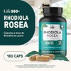 Life 360 Rhodiola Rosea 180 Cápsulas 1232 Por Porción