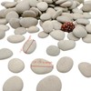 lifetop Tiny White Painting Rocks DIY Rocks for Painting Detail-Painting
