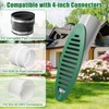 Anglekai 4 Inch Angled Slope Drainage Pipe, 2PCS Angled Drainage