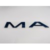Unbranded Gloss Black Tailgate Insert Letters Badge For MAVERICK Emblem