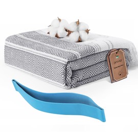 Turkish Beach Pool Towels Sand Free Packable FMens Birthday Gift Ideas for Dad Father Day Husband Brother Uncle Boyfriend in Law Male Boss Grandpa Him Retirement 60th 50th 40th 30th Wife Son