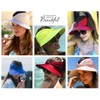 Muryobao Womens Sun Visor Hat Wide Brim Summer UPF 50+