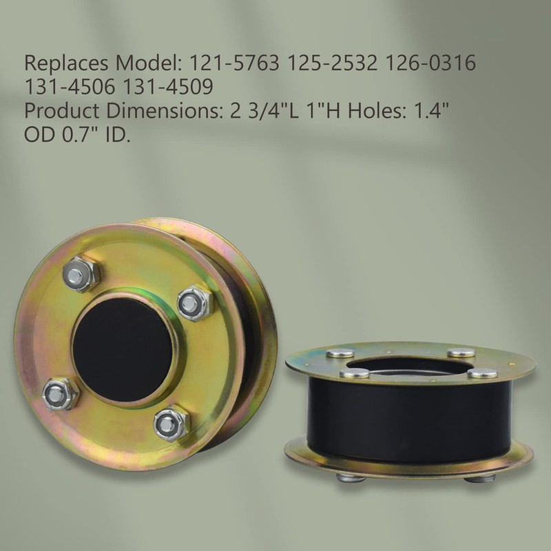 131-4529 125-2532 Pulley Kit/120-3335 Belt-Synchronous Compatible with Toro 30" Deck