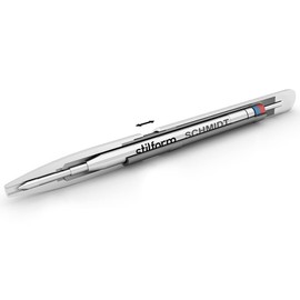 stilform - Ballpoint Pen - Precision Milled Aluminum with Magnetic Closure Mechanism and Superior Schmidt Refill - Award Winning Design (Comet Grey)
