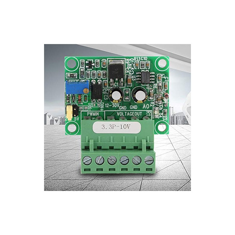 Garosa PWM-to-voltage module 0-100% PWM Signal to 0-10V Voltage Converter