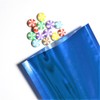 100x Premium Shiny Blue Mylar Foil Open Top Bags (9x13cm