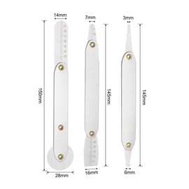 sourcing map 3 in 1 Electronics Repair Tool Kit, Metal Pry Bar Set Disassemble Tools Kit for Curved Screen Glue Removal