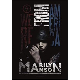 Marilyn Manson We're America Flag Poster Flag
