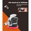 Gugxiom Triangle Pneumatic Sander, 12000rpm Handheld Orbital Sander, Mini Stainless