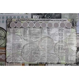 Money in Money U.S Constitutional Junk Silver Hunting and Collecting Rubber Sorting Mat
