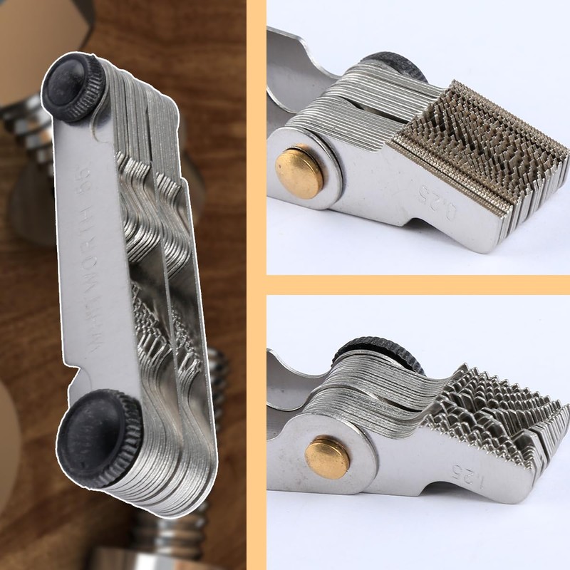 GroveEss Stainless Steel Thread Screw Pitch,60 and 55 Degree Screw