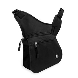 Everest Messenger Bag - Medium, Black, One Size
