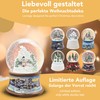 Snow Globe Christmas Music Box | Mountain Village Winter Mountains