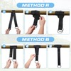 JIZZU 2Pcs 1.5m Hanging Kit Straps, Hammock Strap Tree Swing