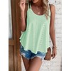 ATHMILE Women Spring Tops Sleeveless Summer Top Spaghetti Strap Loose