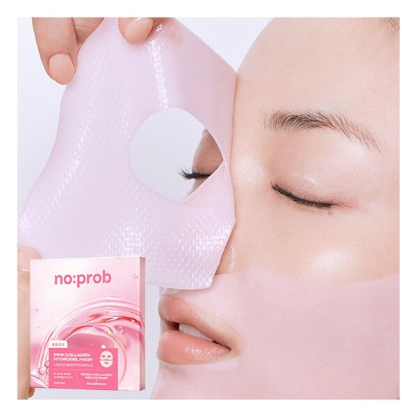 No-Prop / Volume Glow Pink Collagen Hydrogel Mask (5 sheets)