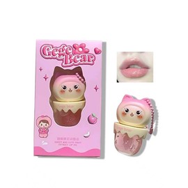 Qin Derdom High Moisturizing Lip, Oil, Transparent Jelly, Hydration, Prevents Dryness, Glossy, Intensely Moisturizing, Exfoliating Care, Lip Balm, Gloss Base, Gorgeous and Cute, Fruit Scented & 5 Colors Available!