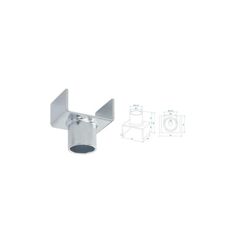 Set Adaptor for Stamp Jack, Hydraulic Jack with Edge Upstand,