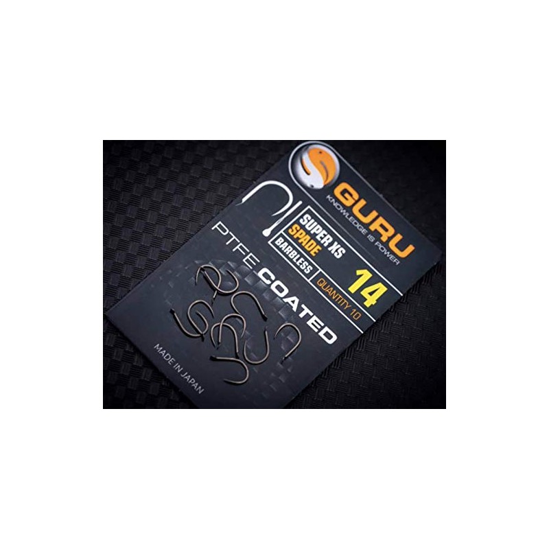Guru Super XS Spade Size 10 Barbless Commercial Carp Fishing