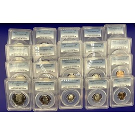 🔥{5} GRADED PROOF COINS Instant Collection💰PC