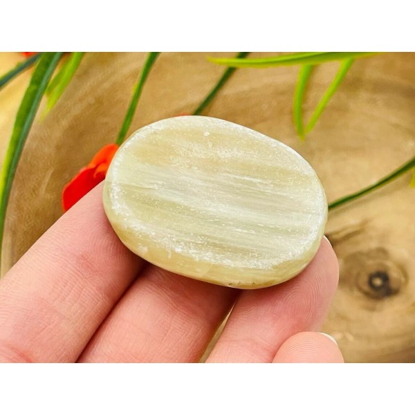 Cats Eye Worry Stone, Cat's Eye Crystal Stone, Pocket Worry