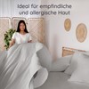Dark Grey Bamboo Bed Sheets without Rubber, Cooling 180 x