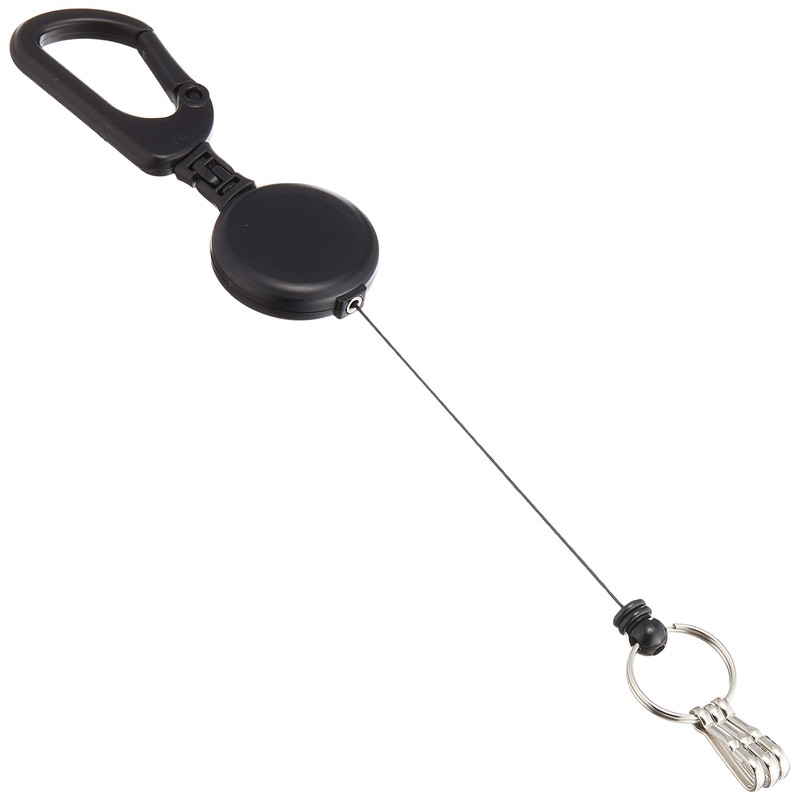 TRUSCO TKRK-M Carabiner Reel with Key Ring M