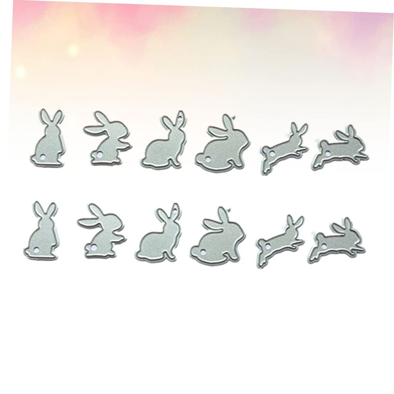 VILLFUL 2 Set Mini Rabbit Carbon Steel Cutting Dies for
