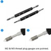 1 Pcs Thread Plug Gauge Bearing Steel Thread Plug Gauge