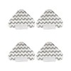 4 Pack Steaming Mop Replacement Pads Triangle for Shark Lift-Away