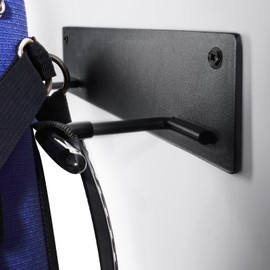 Wall Mounted Golf Bag Storage Rack Hold 2 Golf Bags, Golf Bag Wall Mount Rack, Golf Bag Storage Rack for Garage Wall (2 Pack)