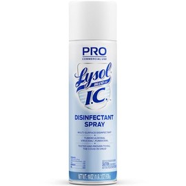 Lysol Professional IC Disinfectant Spray w/Control Flo Valve, Clear, 19 oz