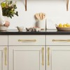 khtumeware 10 Pack 6 Inch Hole Center Polished Brass Cabinet
