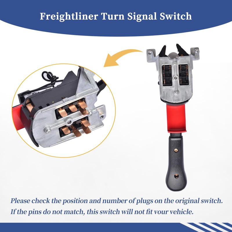 Getfarway Replacement Freightliner Turn Signal Switch, Multifunction Switch A06-44025-000 Compatible
