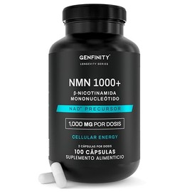 Nmn Ultra Pure 000 Reales Por Dosis 100 Cápsulas Energía Celular Longevidad Avanzada Alta Absorción Rellenos Mezclas