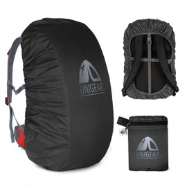 Unigear 10-90L Reflective Rainproof Backpack Cover Waterproof Dustproof Abrasion Resistant Durable for Camping, Hiking, Travel, Cycling