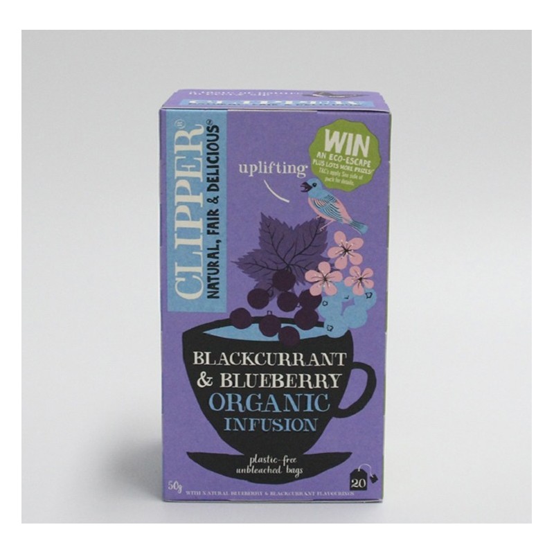 클리퍼 유기농 블랙커런트 앤 블루베리 허브티 Clipper Organic Blackcurrant and