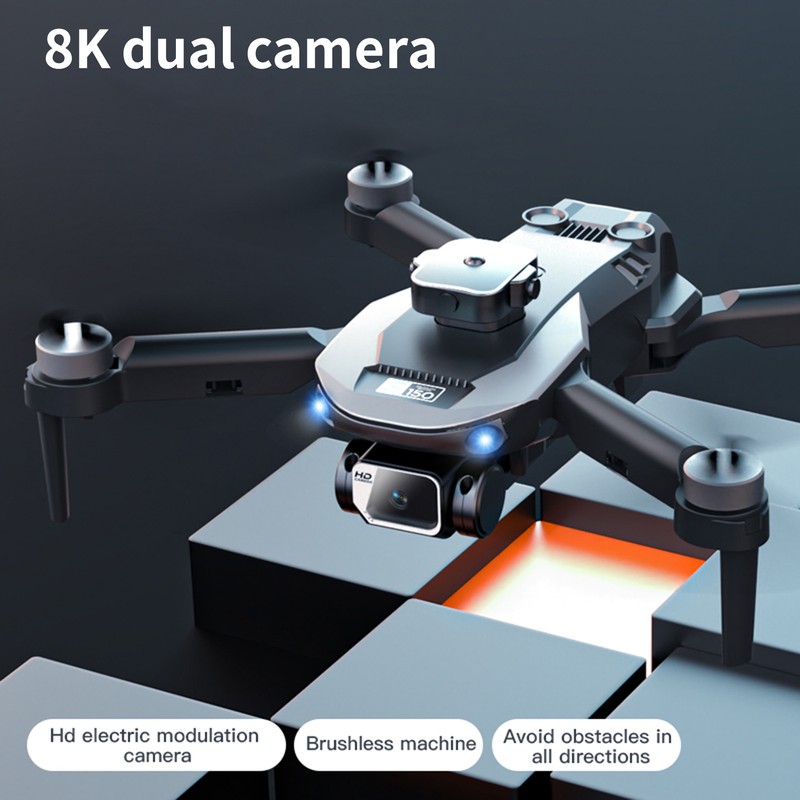 Remote Control Drone with Camera 8K Dual Camera Obstacle Avoidance